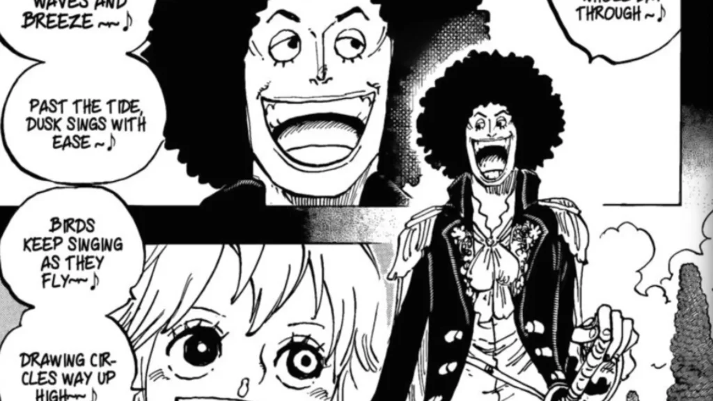 Brook's youth in One Piece