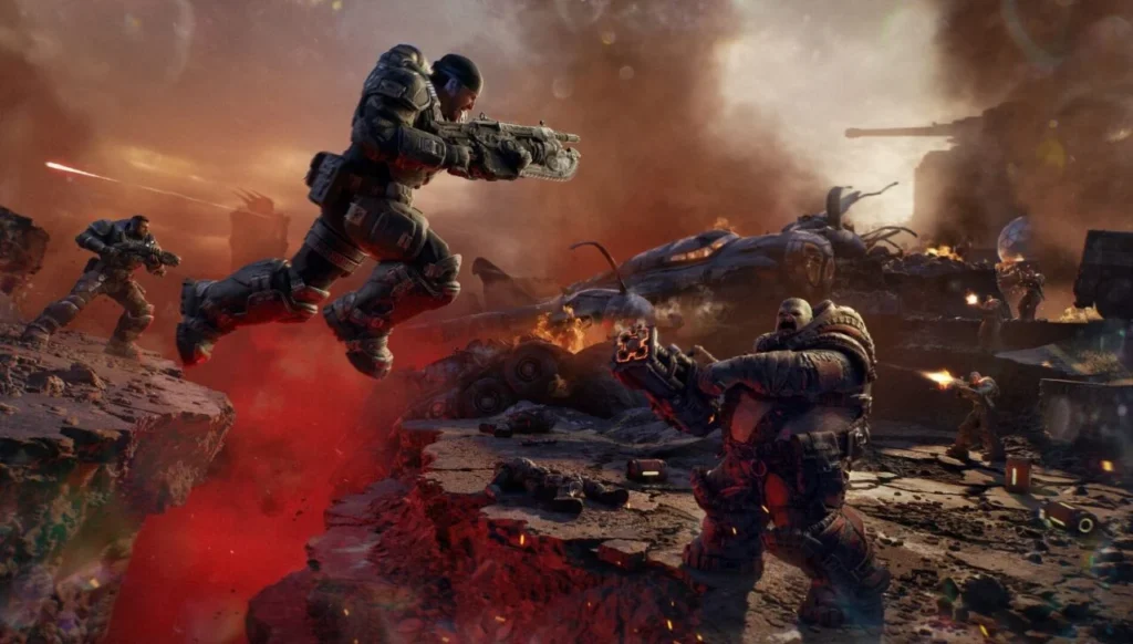 A still from Gears of War: E-Day (Credit: Xbox / Kotaku)