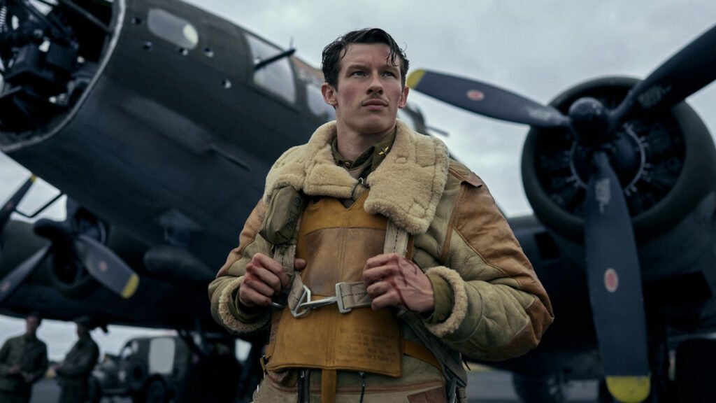 Callum Turner stars as Major John "Bucky" Egan in the Apple TV+ series Masters of the Air