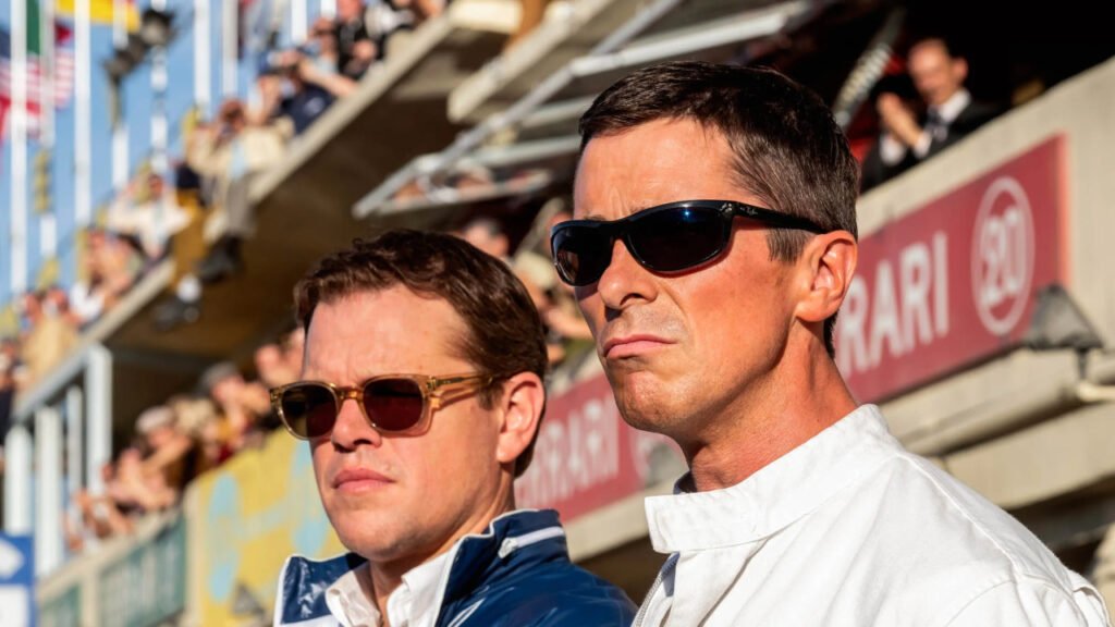 Christian Bale and Matt Damon in Ford v Ferrari