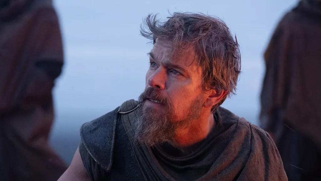 Matt Damon as Odysseus in 'The Odyssey'