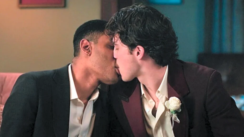 Owen Thiele as Anton and Jack Innanen as Paul Baker from Adults
