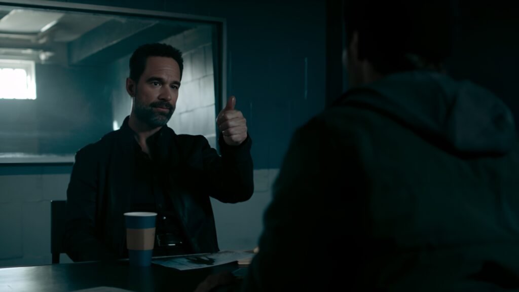 Chris Diamantopoulos as Agent Mitchel MacNamara in Dark Matter Season 2