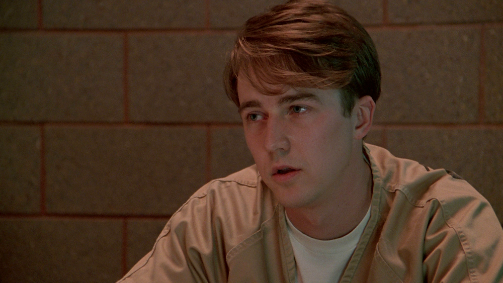A still from Primal Fear