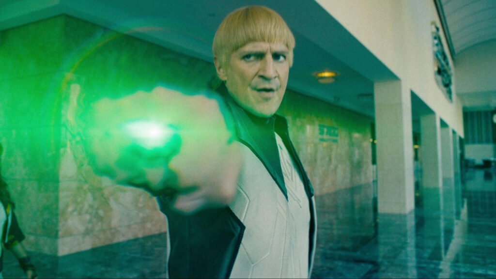 Nathan Fillion as the Green Lantern (Guy Gardner)