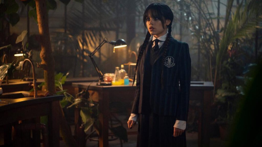 Jenna Ortega as Wednesday Addams from Wednesday