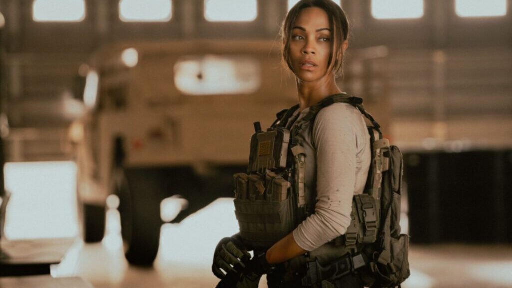 Zoë Saldaña as Joe in Special Ops: Liones