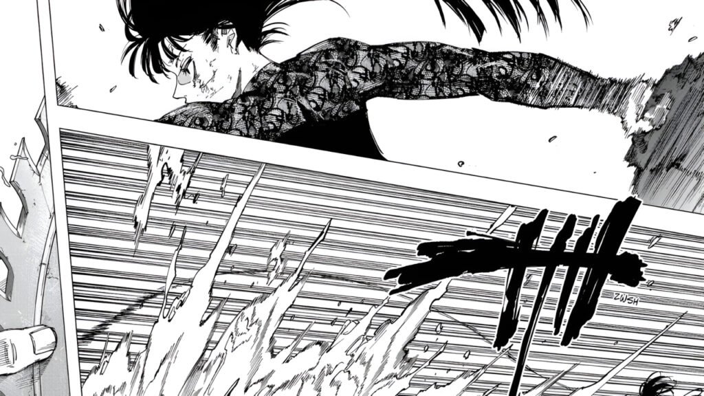 A Panel from Sakamoto Days Chapter 272