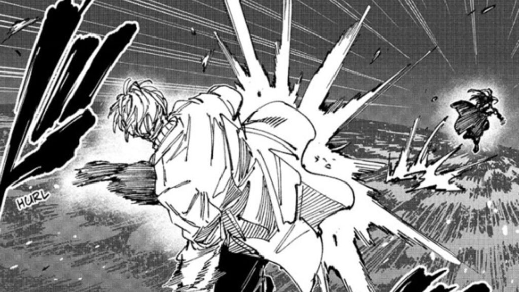A panel from Sakamoto Days Chapter 273