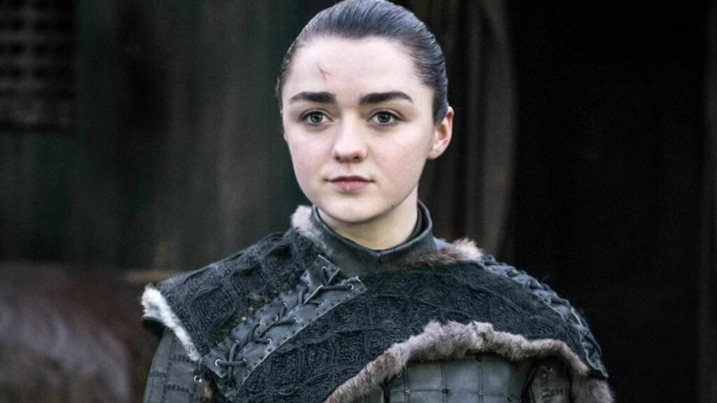 Maisie Williams as Arya Stark in Game of Thrones