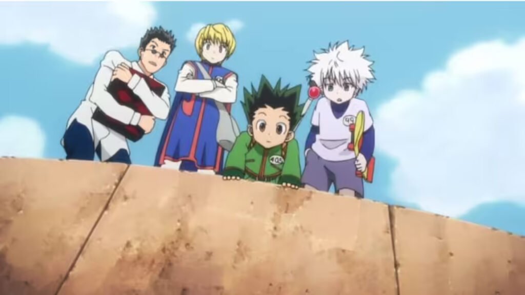 Gon, Killua, Kurapika, and Leorio from Hunter x Hunter 