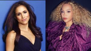Meghan Markle as Rachel Elizabeth Zane in 'Suits'. And Beyonce on Instagram