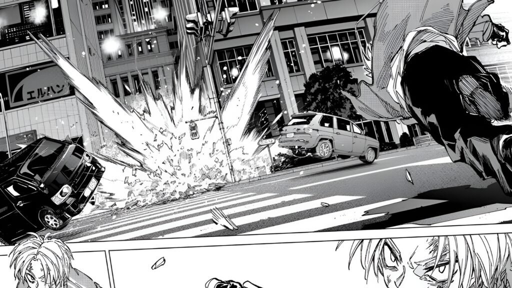 A manga panel from Sakamoto Days Chapter 276