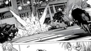A manga panel from Sakamoto Days Chapter 276