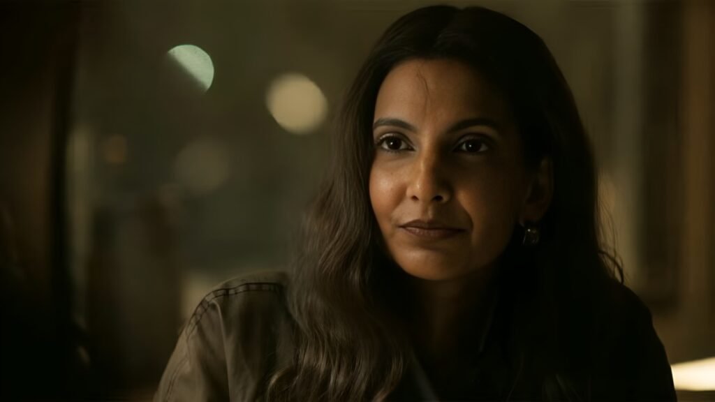 Poorna Jagannathan as Zoe Macron in Lanterns
