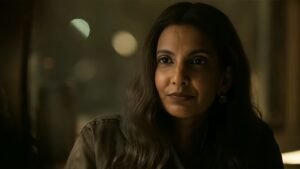 Poorna Jagannathan as Zoe Macron in Lanterns