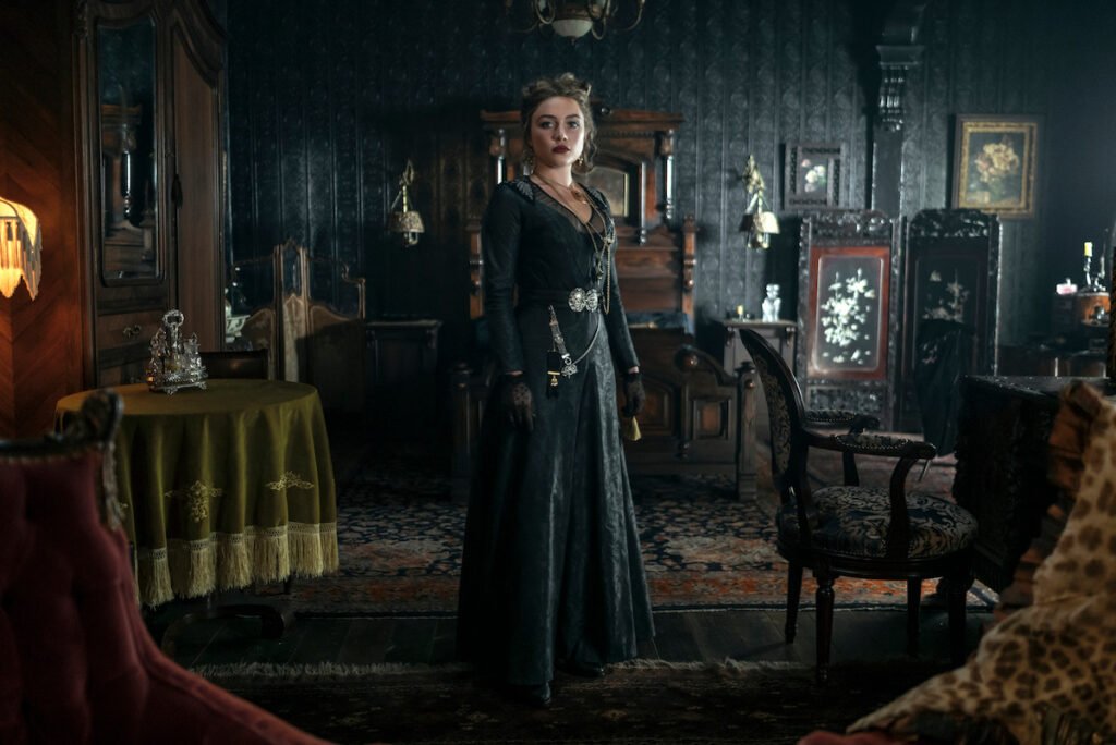 Florence Pugh as Cathy Ames in East of Eden