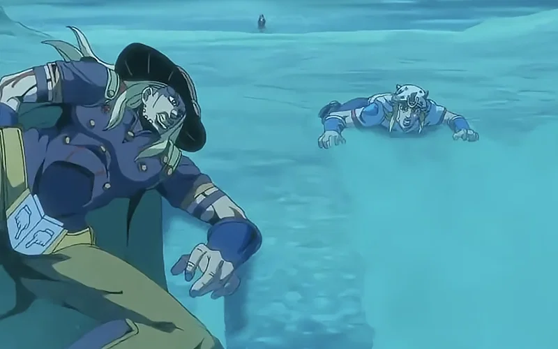 Gyro and Johnny in Netflix's Steel Ball Run anime