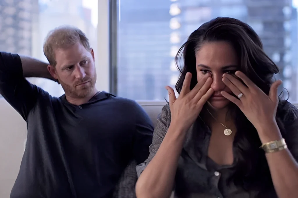 Prince Harry and Meghan Markle in 2022 Netflix documentary