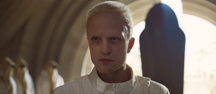 Robert Pattinson as Scytale in Dune: Part Three 