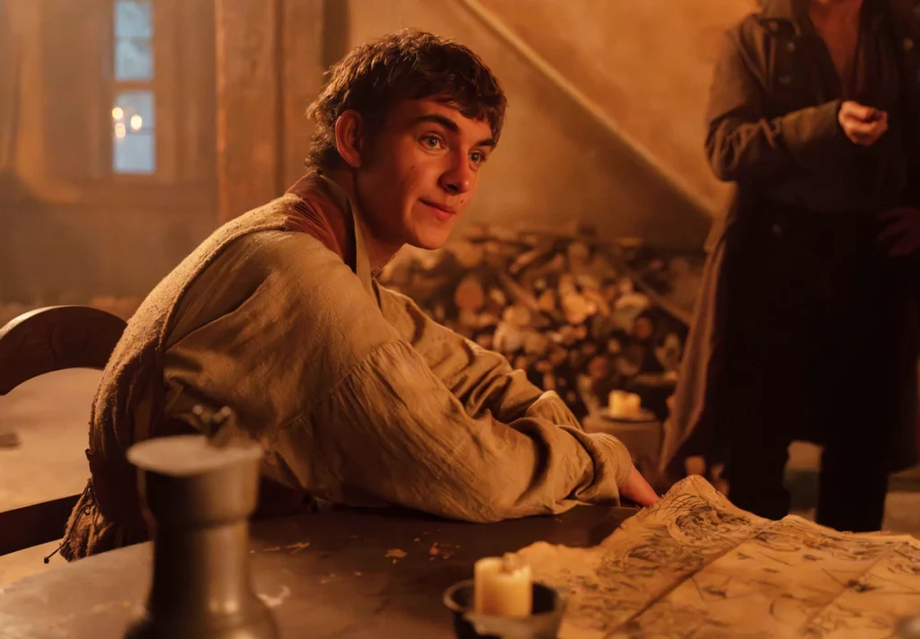 Tom Sweet as Jim Hawkins in Treasure Island