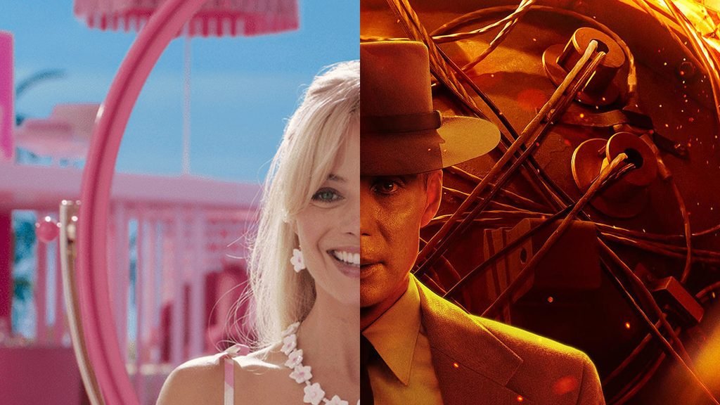Warner Bros. Pictures (Barbie) and Universal Pictures (Oppenheimer).