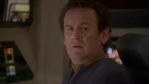 Colm Meaneys as Medusa in MobLand Season 2