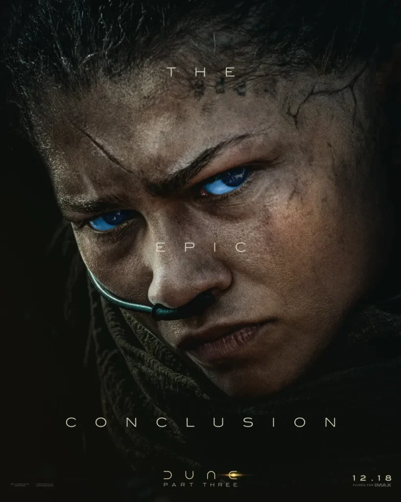 Zendaya as Chani in Dune: Part Three