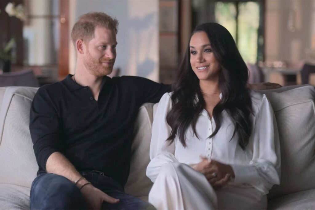 Prince Harry and Meghan Markle in 2022 Netflix documentary