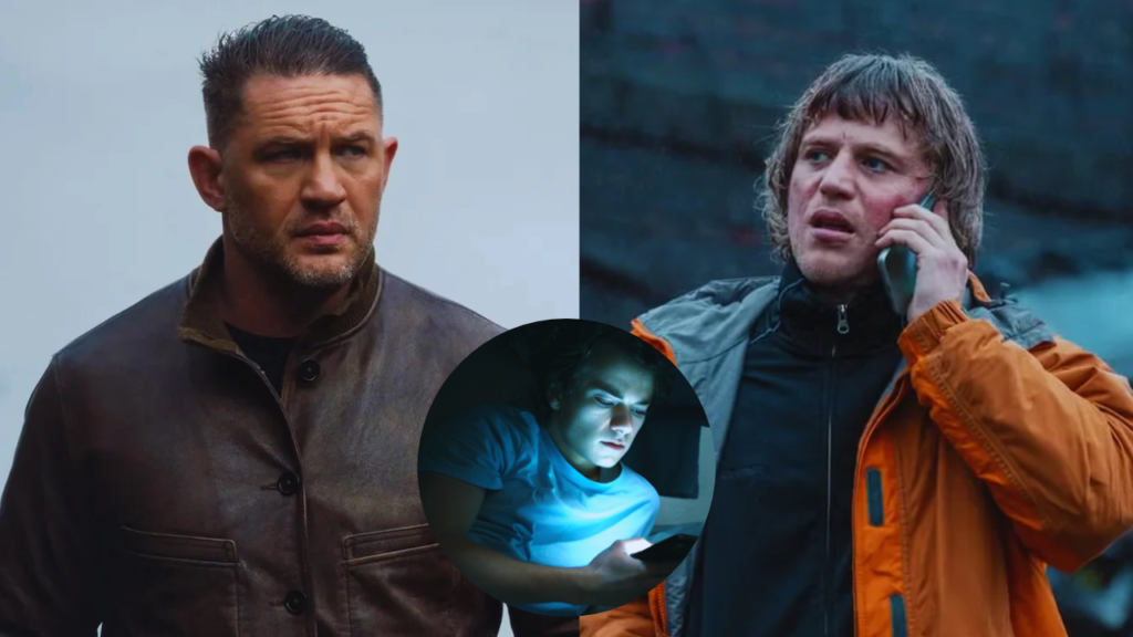 Tom Hardy and Johnny Flynn as Harry and Frankie in MobLand Season 2