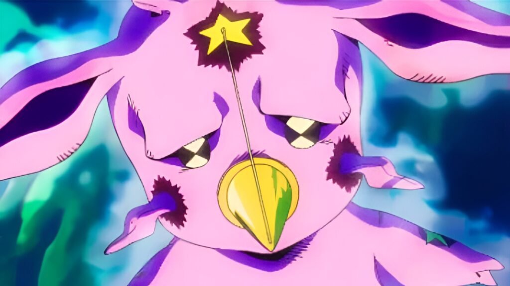 A close-up look at Johnny Joestar's cute yet powerful Stand, Tusk Act 1, awakened through the power of the Spin.